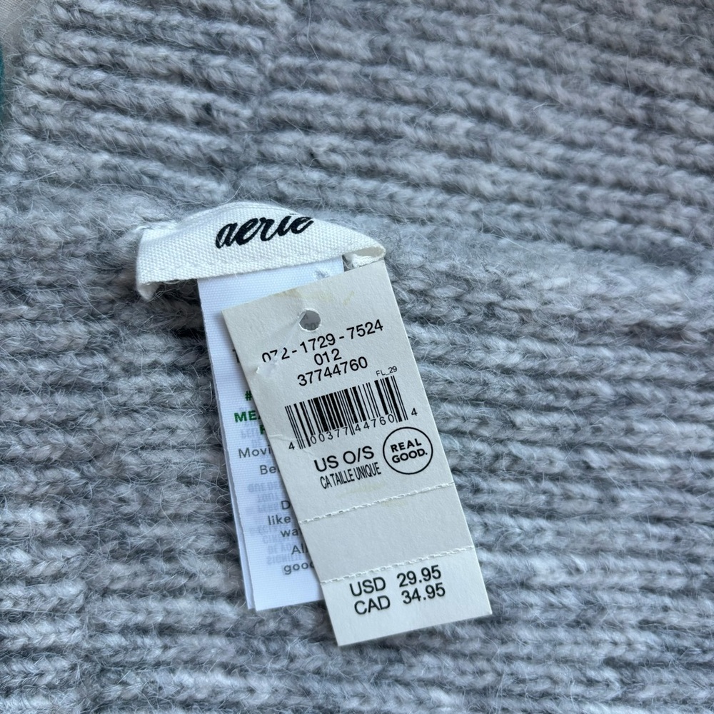 Aerie Oversized Cable Scarf (NWT) and Hat - Picture 3 of 8